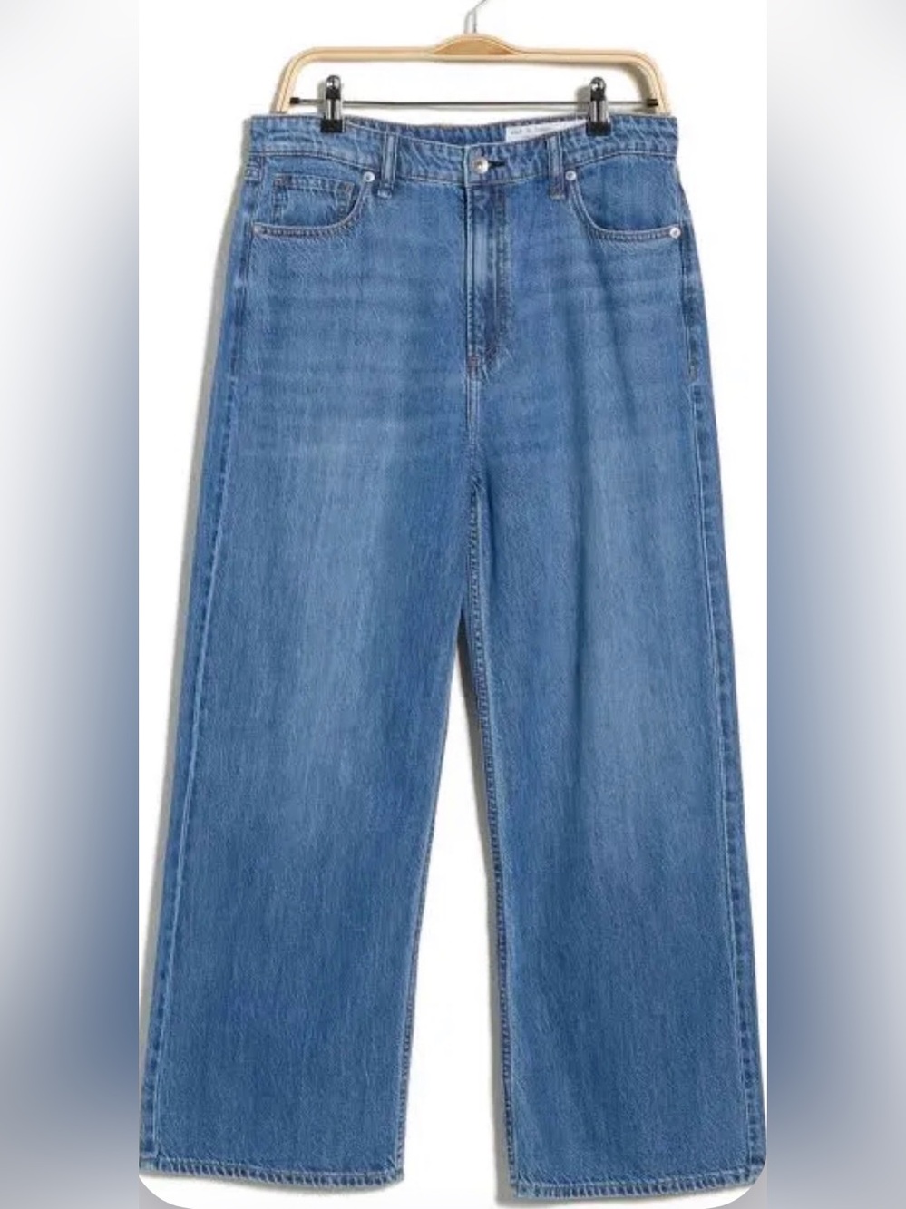 rag & bone
The Lori High-Rise Wide Leg Crop Jeans | color woburn | NWT - Picture 2 of 3